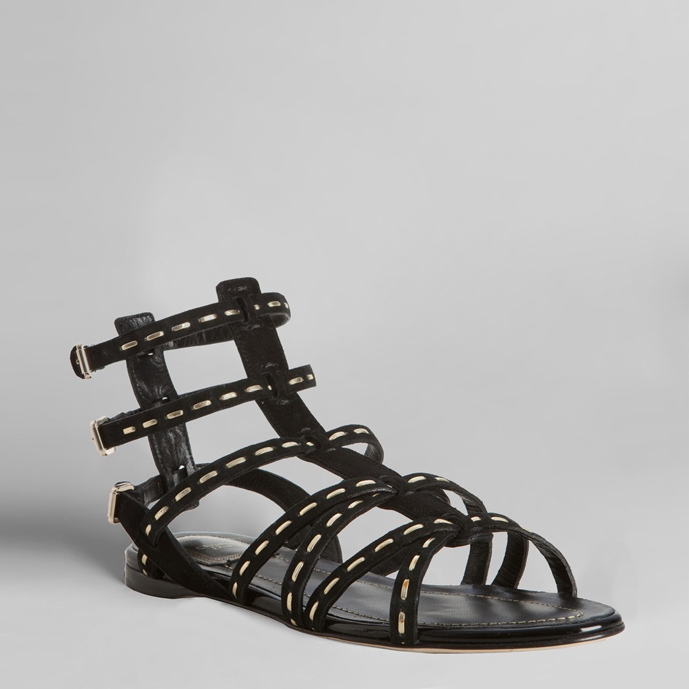 Dior Antica Gladiator Sandals, BROWN, size 41 (10)